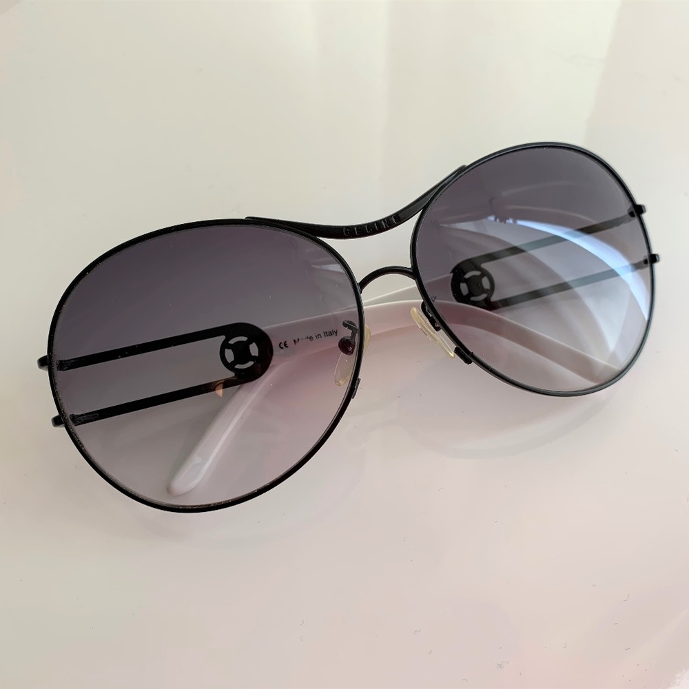 AUTHENTIC CELINE AVIATOR GRAY SUNGLASSES